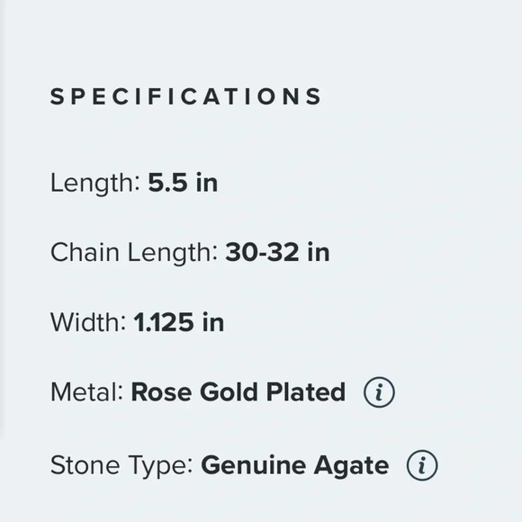 Kendra Scott | Rayne Necklace Rose Gold - Picture 3 of 4